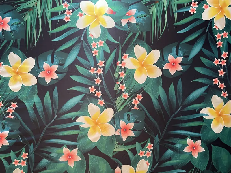 Aloha! photo booth backdrop