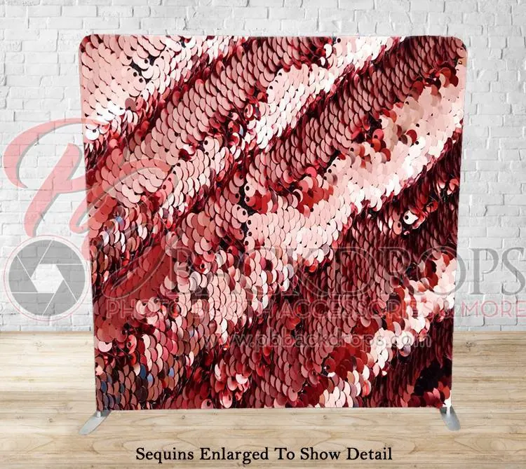 Rose Gold Sequin photo booth backdrop