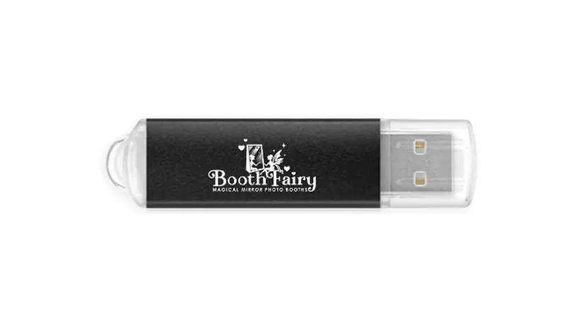 USB flash drive with event photos