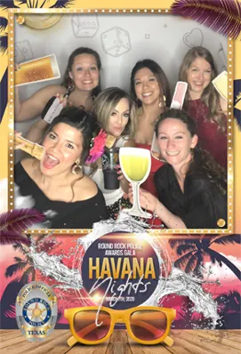 Havana Nights photo booth print