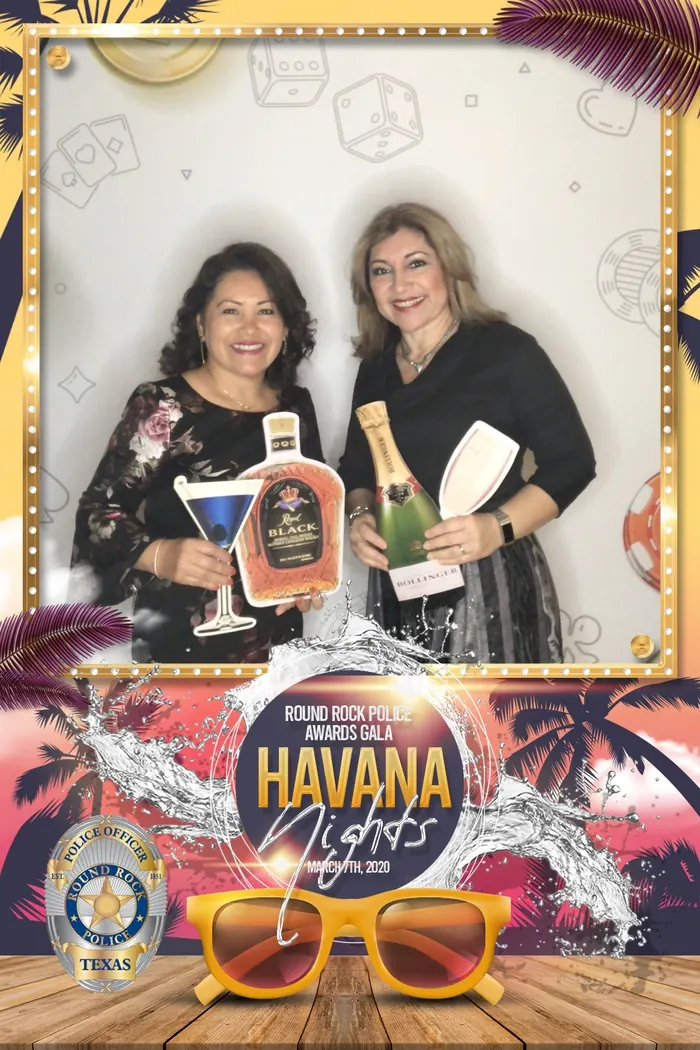 Havana Nights themed photo booth print